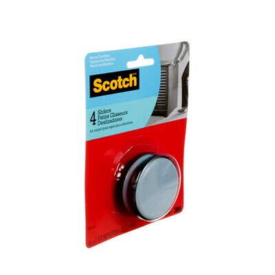 Patins glisseurs autocollants Scotch(R), SP645-NA, 6,04 cm (2,38 po), 4/paquet