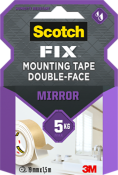 Scotch-Fix™ Mirror Mounting Tape 19mm x 1-5m 4496W-1915-P_CFIP