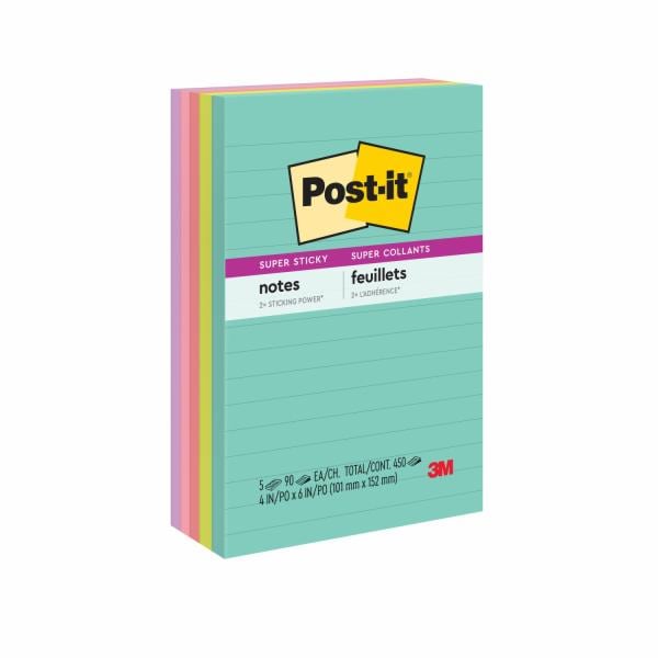 Post-it Super Sticky Notes 660-5SSMIA