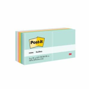 Post-it Notes 654-AST, Marseille, Colors, 3 in x 3 in (76 mm x 76 mm), 100% PEFC, SGSCH-PEFC-COC-110078image