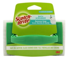 3M™ Scotch-Brite® Bath Scrub Pad with Handle 7723, Blue, 1 Piece/Pack