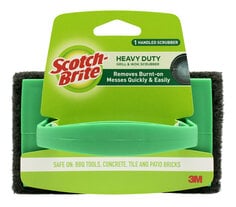 3M™ Scotch-Brite® Grill & Wok Scrub Pad with Handle 7721, Black, 1 Piece/Pack