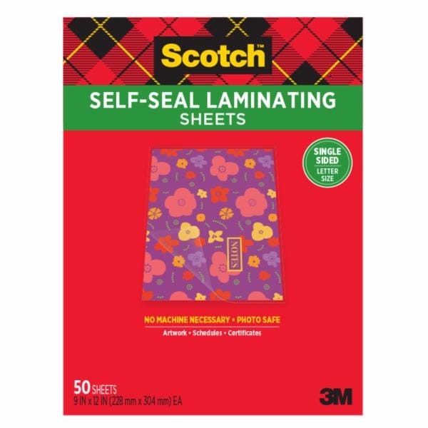 Scotch Laminating Sheets LS854SS-50