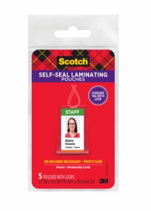 Scotch Self-Sealing Laminating Pouches LS853-5G Bag Tagsimage