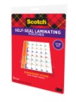 Scotch™ Self Sealing Laminating Sheets, 9in x 11.5in, 5 Sheets