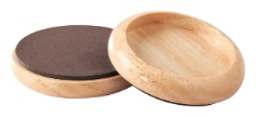 Scotch™ Caster Cups SP909-NA, Round Oak Wood 2-in 4/pk