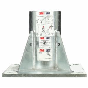 3M™ DBI-SALA Confined Space Floor Mount Base Galvanized 8000095image