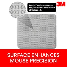 3M Precise Mouse Pad, 9in x 8in