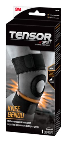 Tensor™ Sport Fitted Compression Knee Support 209602-CA, Medium