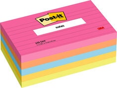 BLOC 100 POST IT NOTES 75X75MM ROSE VIF