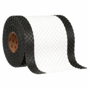3M™ Stamark All Weather Tape A380AW-5, White, 1-1/2 in Left Black Contrast Border, 13-1/2 in x 40 ydimage