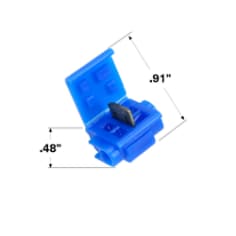 3M™ Scotchlok™ IDC Connector 804, dimensions overlay graphic