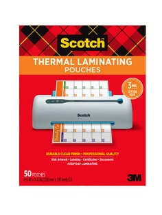 TP3854-50 Scotch(TM) Thermal Pouches Letter size