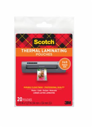 Scotch Thermal Pouches TP5902-20 for items ups to 3.70 in x 5.27 inimage