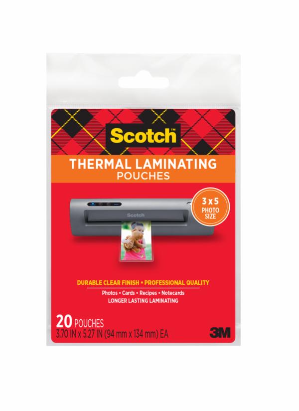 Scotch Thermal Pouches TP5902-20 for items ups to 3.70 in x 5.27 in