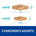 8 pansements assortis