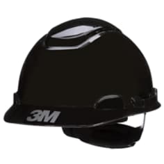 3M™ SecureFit™ Hard Hat H-712SFV-UV, Black, Vented, with Uvicator,