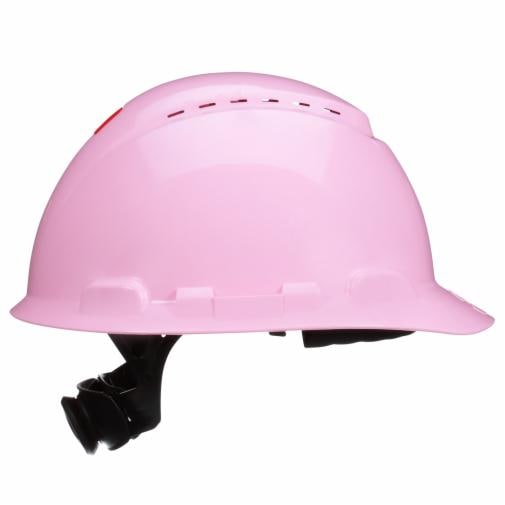 3M™ SecureFit™ Hard Hat H-713SFV-UV, Pink, Vented, with Uvicator,
