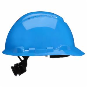 3M™ SecureFit Hard Hat H-703SFV-UV, Blue, Vented, 4-Point Pressure Diffusion Ratchet Suspension, with UVicator, 20 ea/Caseimage