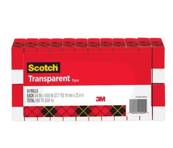 Scotch Transparent Tape 600K24