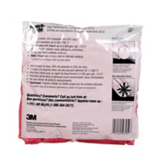 Chiffon de nettoyage en microfibres de grand rendement Scotch-Brite(MC), SB-2010R, rouge