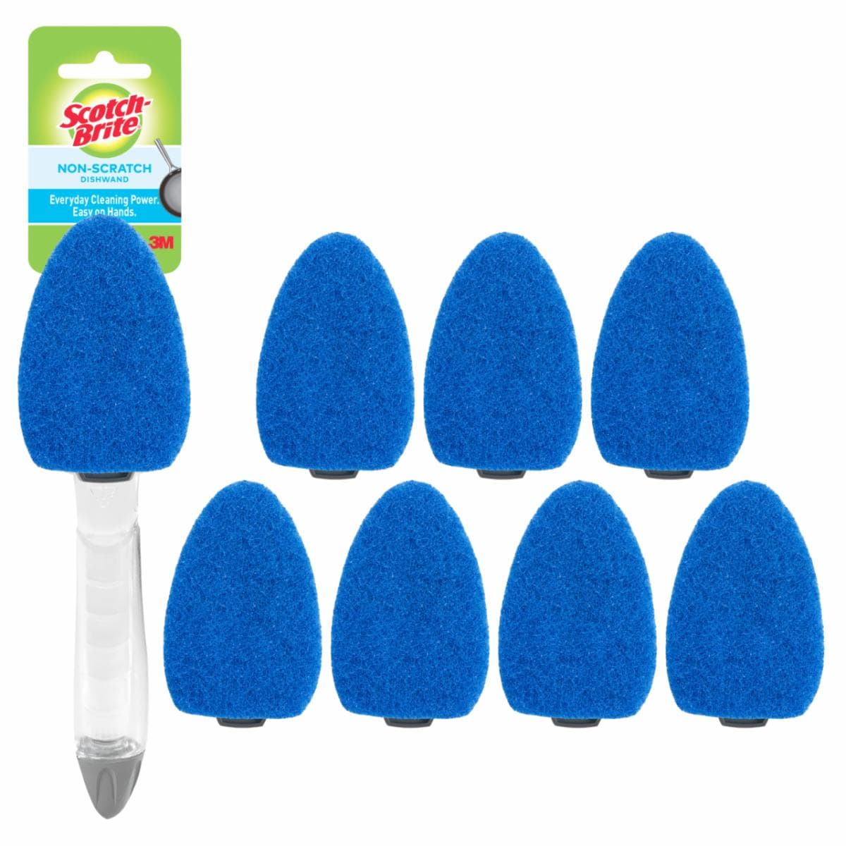 Scotch-Brite Non-Scratch Dishwand and Non-Scratch Refill Pack 450-483-8-SIOC