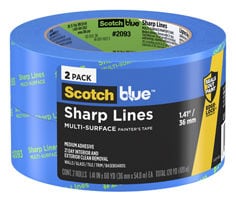 ScotchBlue™ Sharp Lines Painter’s Tape 2093-36CC2, 1.41 in x 60 yd (36mm x 54,8m)
