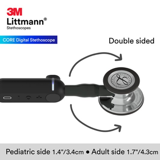 3M™ Littmann® CORE Digital Stethoscope, 8890 B+ content Image 4