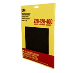 3M™ Wetordry™ Sandpaper 9088DC-NA, 9 in x 11 in, Assorted grit
