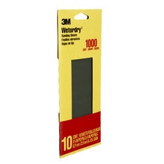 3M™ Imperial™ Wetordry™ Sandpaper 5923-18-CC, 3 2/3 in X 9 in, 1000 grit