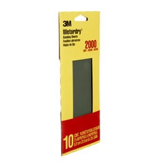 3M™ Imperial™ Wetordry™ Sandpaper 5925-18-CC, 3 2/3 in x 9 in, 2000 grit