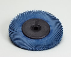 3M(TM) Radial Bristle Brush T-C 6 Inch Blue