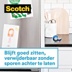 Scotch® Wall-Safe Tape Enhanced Application Image NL 04