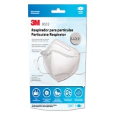 Respirador de Asistencia Médica para Partículas y Mascarilla Quirúrgica 3M™  Aura™ 1870+, N95, 120/Caja