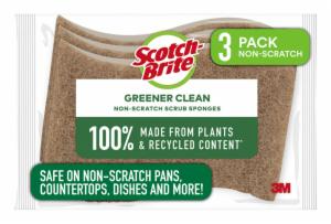 Scotch-Brite Greener Clean Non-Scratch Scrub Sponge 97033 image Scotch-Brite Greener Clean Non-Scratch Scrub Sponge 97033image