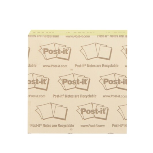 Feuillets 5400 Post-it®, jaune canari, 76 mm x 76 mm