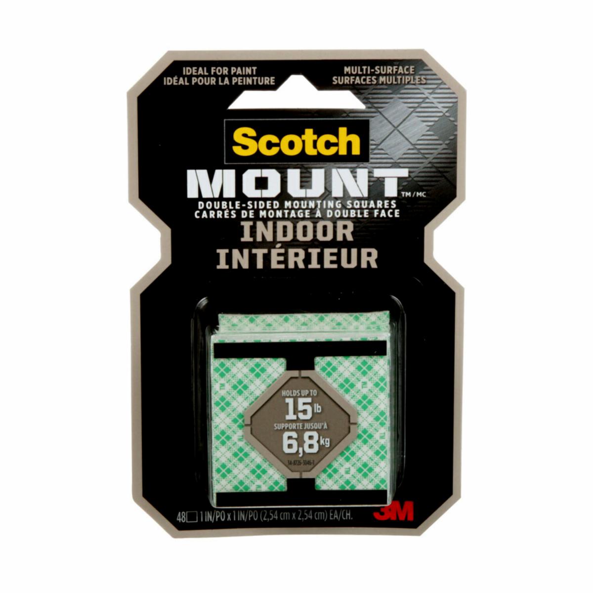 ScotchMount™ Indoor DoubleSided Mounting Squares 111HSQ48DCEF