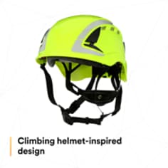 3M™ SecureFit™ Safety Helmet, X5014VX-ANSI, HVGreen, vented - SI2