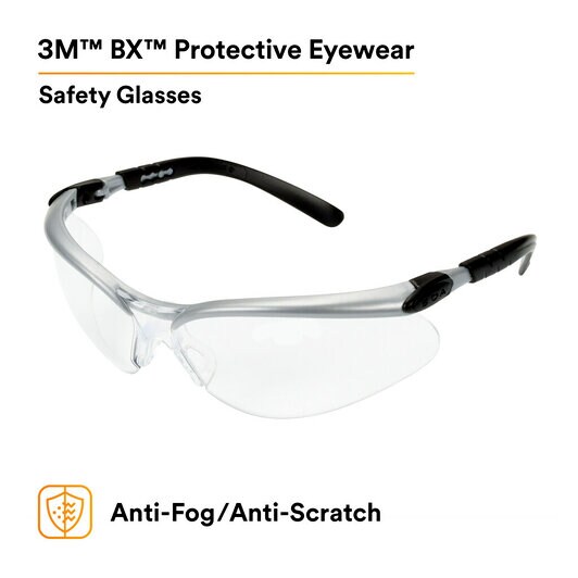 3m bx safety glasses