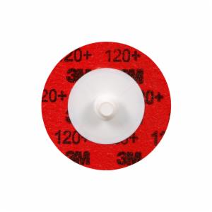 3M™ Cubitron II Roloc Durable Edge Disc 984F, 120+ YF-weight, TR, Maroon, 2 in, Die R150S, 50/Carton, 200 ea/Caseimage