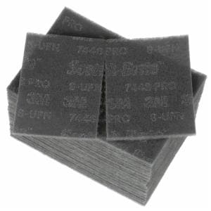 Scotch-Brite Hand Pad 7448 Pro, PO-HP, SiC Ultra Fine, Gray, 6 in x 9 in, 20/Carton, 60 ea/Case image Scotch-Brite Hand Pad 7448 Pro, PO-HP, SiC Ultra Fine, Gray, 6 in x 9 in, 20/Carton, 60 ea/Caseimage