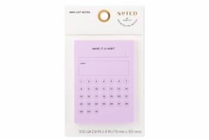 Post-it Printed Notes NTD-34-LIL, 4 in x 2.9 in (101 mm x 73 mm)image