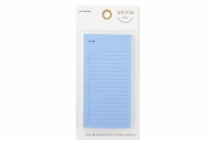 Post-it Printed Notes NTD-36-BLU3, 2.9 in x 5.7 in (73 mm x 144 mm), 100% PEFC, SGSCH-PEFC-COC-110078image