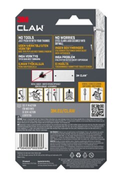 3M Claw Drywall Picture Hanger 20kg - 3 Pack By 3M At Mitre 10 - View #6