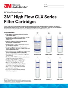 3M High Flow CLX Cartridges