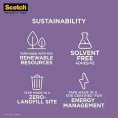 Scotch® Delicate Surface Painter’s Tape Sustainability Claims (2080)