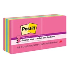 Post-it® Super Sticky Dispenser Notes, 3 in x 3 in, 10 Pads/Pack