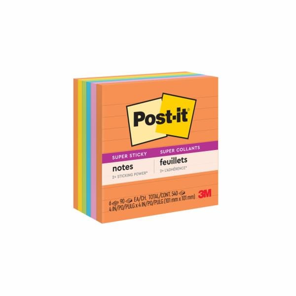 Post-it Super Sticky Notes 675-6SSUC
