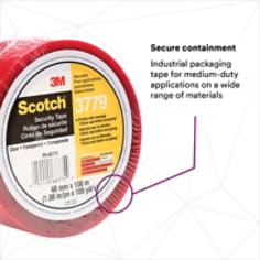 Scotch® Security Message Box Sealing Tape 3779