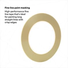 Scotch® Fine Line Tape 218, Green, 1/16 in x 60 yd, 5.0 mil, 144 per case